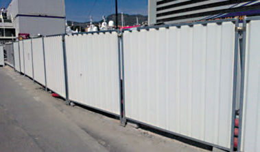 Zaun mit Stangen - M 800 - PLAKA GROUP FRANCE - für Baustellen / Metall / mobil