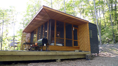 Fertigbau-Mikrohaus - DUO 36 + 24 - Sustain design studio - modern / Holz / ebenerdig
