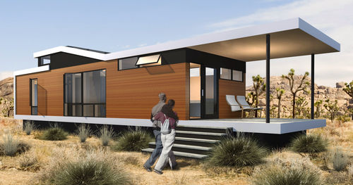 Fertigbau-Mikrohaus - CALI SOLO 2 - Sustain design studio - modern / Holz / ebenerdig