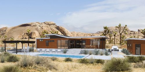 Fertigbau-Mikrohaus - CALI DUO 1 - Sustain design studio - modern / Holz / ebenerdig