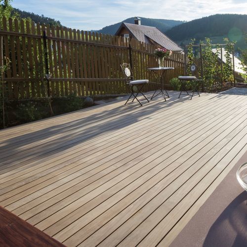 Ipe-Terrassendiele - 820 series - Braun Wuerfele - Holzoptik / FSC-zertifiziert / PEFC-zertifiziert
