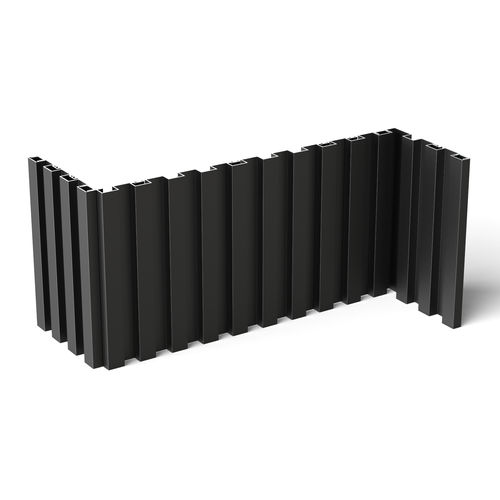 Paneel-Fassadenverkleidung - Type-A - ALINEL nv - Aluminiumprofil / zum Einrasten / nachhaltig
