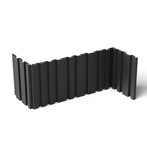 Paneel-Fassadenverkleidung - Type-E - ALINEL nv - Aluminiumprofil / zum Einrasten / nachhaltig