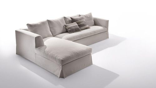 Modernes Sofa - METRO - marac srl - Stoff / mit abnehmbarem Bezug / beige