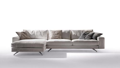Modernes Sofa - METROPOLI - marac srl - Stoff / Leder / mit abnehmbarem Bezug