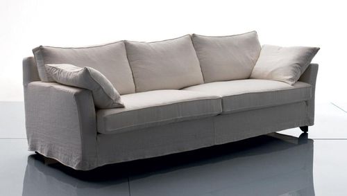 Modernes Sofa - VERSAILLES - marac srl - Stoff / mit abnehmbarem Bezug / weiß
