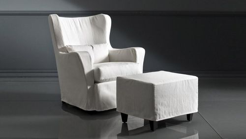 Moderner Sessel - CAMY - marac srl - Stoff / mit Fußstütze / mit abnehmbarem Bezug