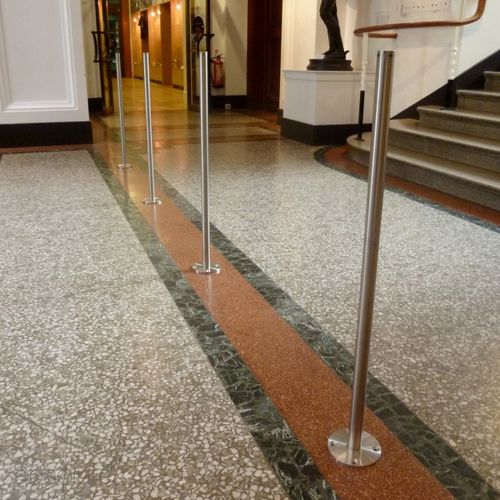 Sicherheits-Sperrpfosten - Q - Absolute Museum & Gallery Products Ltd - Zutritts / stationär / abnehmbar