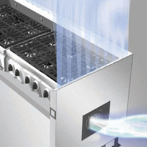 Einbaufähiger Luftschleier - D - D - Vianen Kitchen Ventilation - für Profiküchen