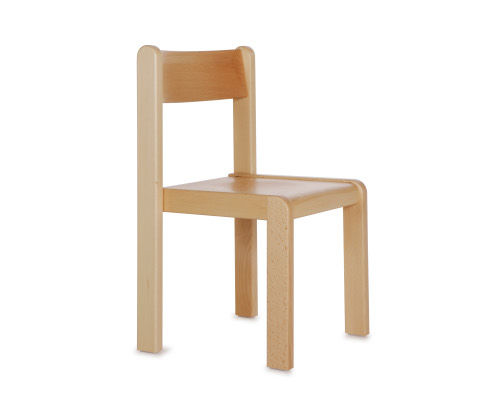 Moderner Stuhl - Embru - Holz / Holz / für Kindergarten