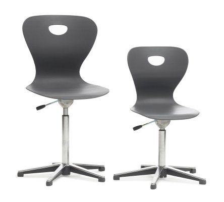 Moderner Stuhl - 6400 - Embru - Kunststoff / regelbar / mit Sterngestell