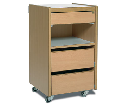 Moderner Nachttisch - 5602 - Embru - Holz / rechteckig / Contract