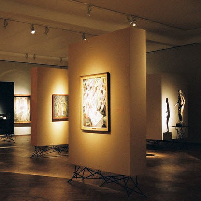 Abnehmbare Trennwand - KUB2 - staba Arte - Metall / für Ausstellungen