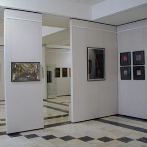 Abnehmbare Trennwand - EXPOWALLS - staba Arte - Schiebe / Metall / für Ausstellungen