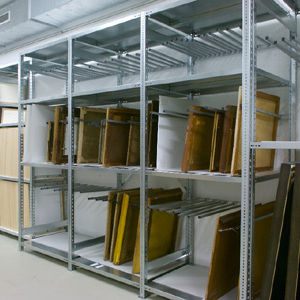 Regalsystem für Lagerung - PICTURE - staba Arte - für Museen / Standard / Metall