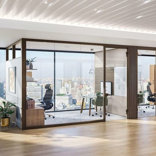 Zerlegbare Trennwand - EVERWALL&trade; - Steelcase - mobil / modular / Stoff