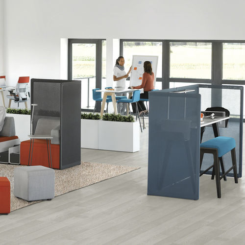 Metall-Raumteiler - B-FREE  - Steelcase EMEA - Stoff / für Büro / für Großräume