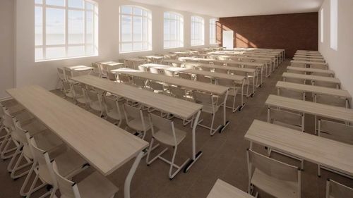 Bodenstehender Schreibtisch - VERSA M - Steelcase EMEA - für 2 Personen / andere Materialien / Sperrholz