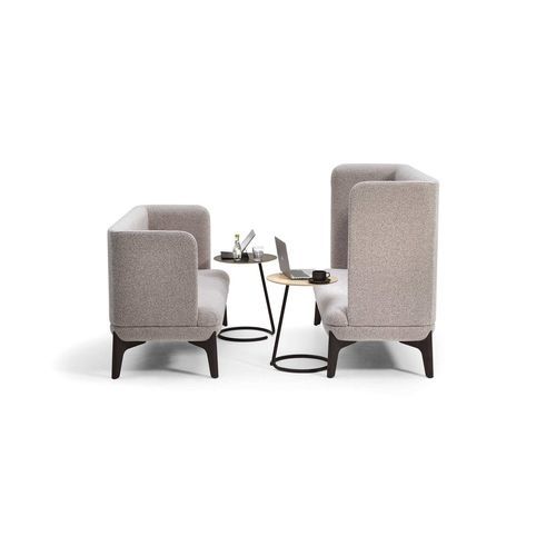 Moderner Beistelltisch - LAPWING - Steelcase EMEA - Stahl / Sperrholz / Laminat
