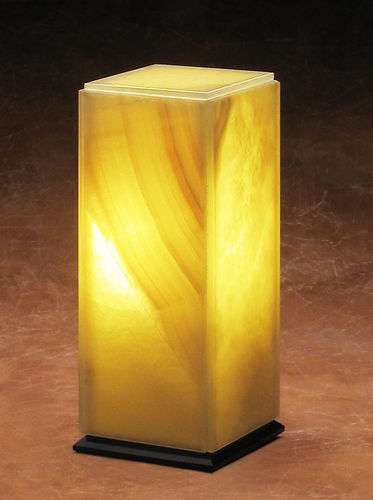 Tischlampe - TRANSLUCENT MARBLE : TRANSLUCENT ONYX - BROCATELLE - Stein / modern / mit Kabel