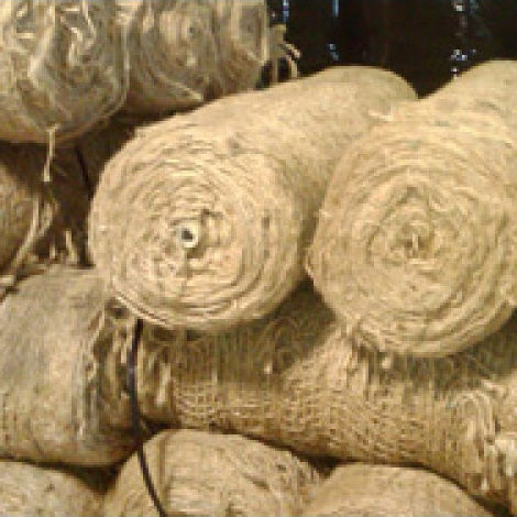 Naturfasermatte für Erosionsschutz - NETTING - Midwest Construction Products - aus Jute