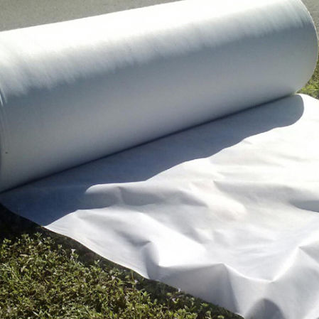 Stoff für Sonnenschutz - Midwest Construction Products - einfarbig / Polypropylen / für den Außenbereich
