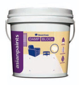 Innenputz - DAMP BLOCK  - ASIAN PAINTS - auf Zementbasis / gefärbte Betonoptik