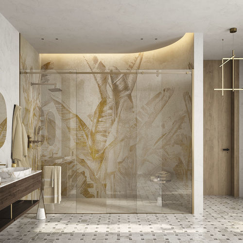 Moderne Tapete - This is Palma - Inkiostro Bianco - aus Tela® / Glasfaser / Vinyl