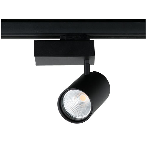 LED-Schienenleuchte - BILOBA - HOLIGHT - rund / Aluminium / Stahl