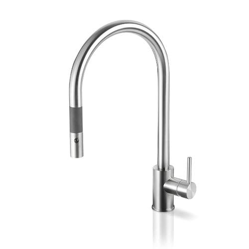 Aufsatz-Einhebelmischer - KCH011 - Linki - Edelstahl / für Küche / 1-Loch