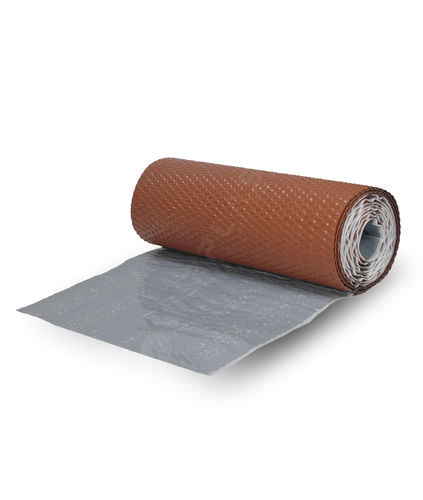 Abdichtungsbahn für Schornstein - ROLLKOM PLUS - Wirplastexpo s.c. - für Kehlblech / selbstklebend / Aluminium