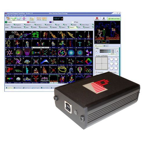 Lichtsteuerungssoftware - PANGOLIN QUICKSHOW - MICROH Professional Products - für Laserprojektor