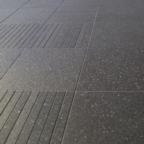 Lavaoptikfliesen - ISO - Nero Sicilia - matt / für den Innenraum / für Außenbereich