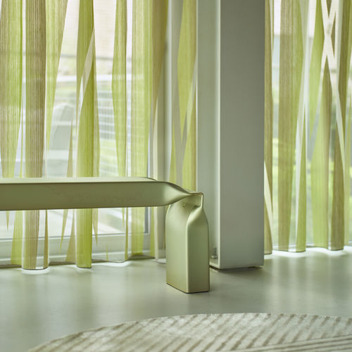 Streifenmuster-Gardine - HELIX  - KENDIX - Leinen / Viskose / Polyester