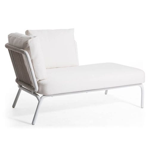 Moderne Récamiere - 400 105 YLAND - OASIQ - Stoff / Aluminium / Kordel