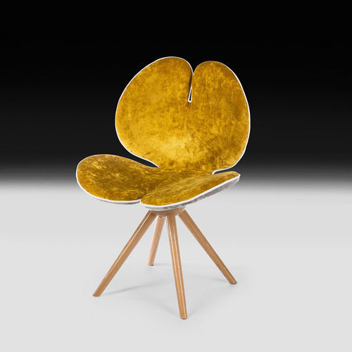 Moderner Stuhl - NEW PANSY - VGnewtrend - für den Innenraum / Stoff / Holz