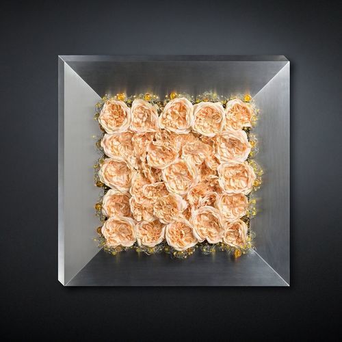 Möbeldekorplatte - ROSA PERLA - VGnewtrend - für Innenausbau / wandmontiert / Metall
