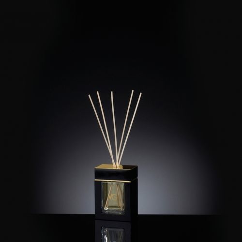 Rattan-Flasche - HOME FRAGRANCE - VGnewtrend - Glas / hochglanzlackiertes Holz / Parfum
