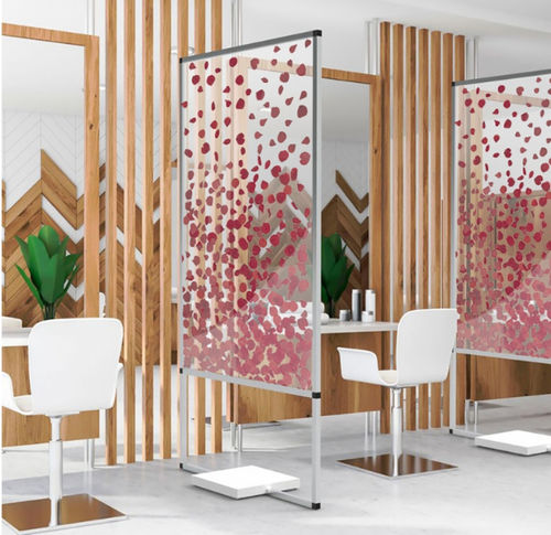 Mobile Trennwand - ROSE HINTS - VGnewtrend - Metall / für professionellen Einsatz / für Großraumbüros