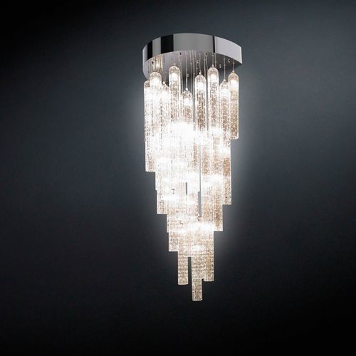 Moderne Wandleuchte - ANDY - VGnewtrend - für den Innenraum / Stahl / Muranoglas