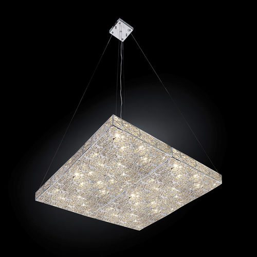 Hängelampe - ARABESQUE SH 50 - VGnewtrend - Edelstahl / Kristall / originelles Design