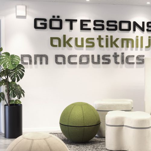 Akustik-Wandpaneel - SOUND OFF LETTERS - Götessons - Schaumstoff / Polyester / 3D