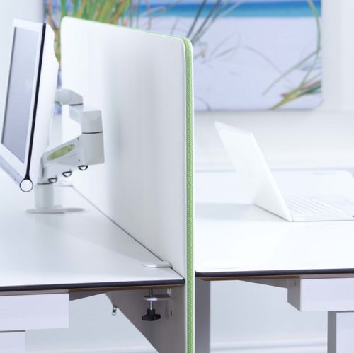 Tisch-Bürotrennwand - SCREENIT STANDARD  - Götessons - Stoff / schallisoliert