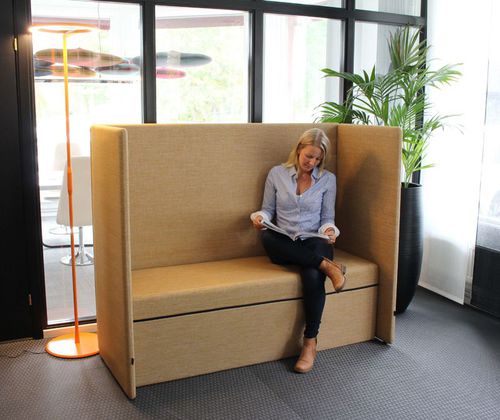 Modernes Sofa - SOUND BOOTH - Götessons - Stoff / Hochlehner / für Konzentration und Privatsphäre