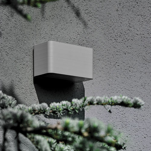 Moderne Wandleuchte - MINI ASYMMETRIC 01 - PUK LIGHTING - für Außenbereich / Glas / Aluminium