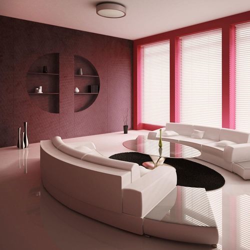 Verkleidungs-Dekorplatte - FL CUBE VELVET Bordeaux - SIBU DESIGN - wandmontiert / für Innenausbau / Wand