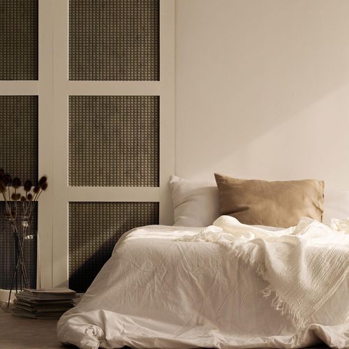 Verkleidungs-Dekorplatte - FL SQUARE 2 VELVET Mocha - SIBU DESIGN - wandmontiert / für Innenausbau / leicht