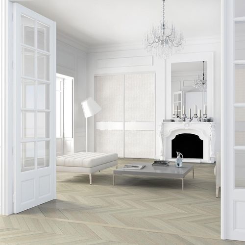 Wandverkleidung für den Innenraum - LL LEGUAN BIANCO - SIBU DESIGN - texturiert / Lederoptik / für Gewerbegebrauch