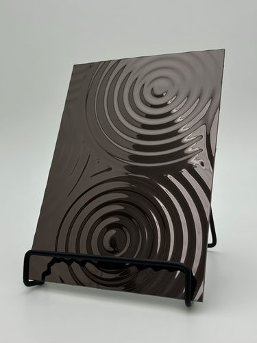 PET-Dekorplatte - SL TARGET Anthracite AR - SIBU DESIGN - Polystyrol / für Innenausbau / texturiert