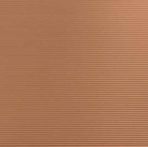 Metallplatte für Möbel - SL WAVE 12 Copper brushed AR - SIBU DESIGN - für abgehängte Decken / wandmontiert / Wand